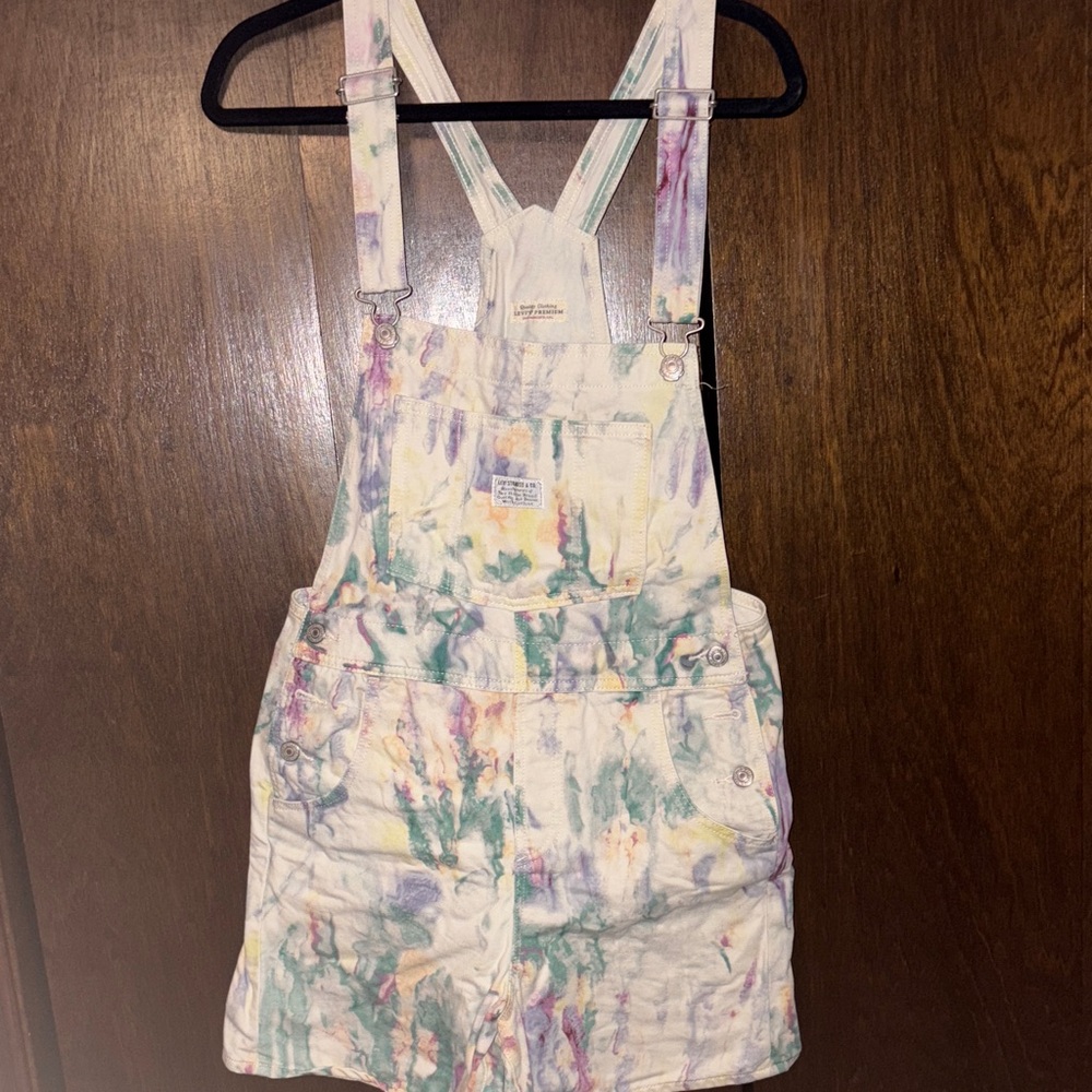 Levi's Multicolor Tie-Dye Overalls